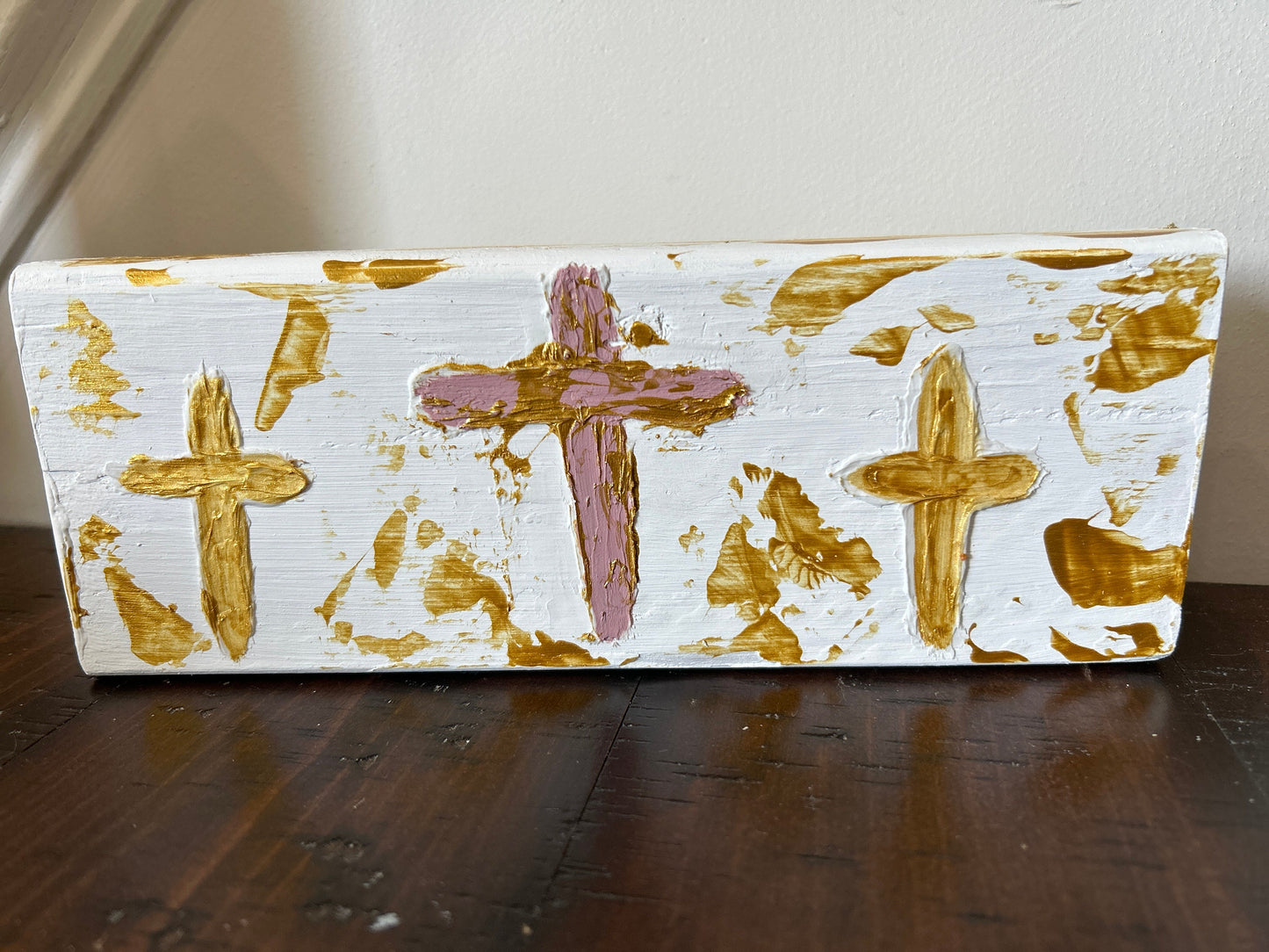 Textured Wooden Easter Blocks