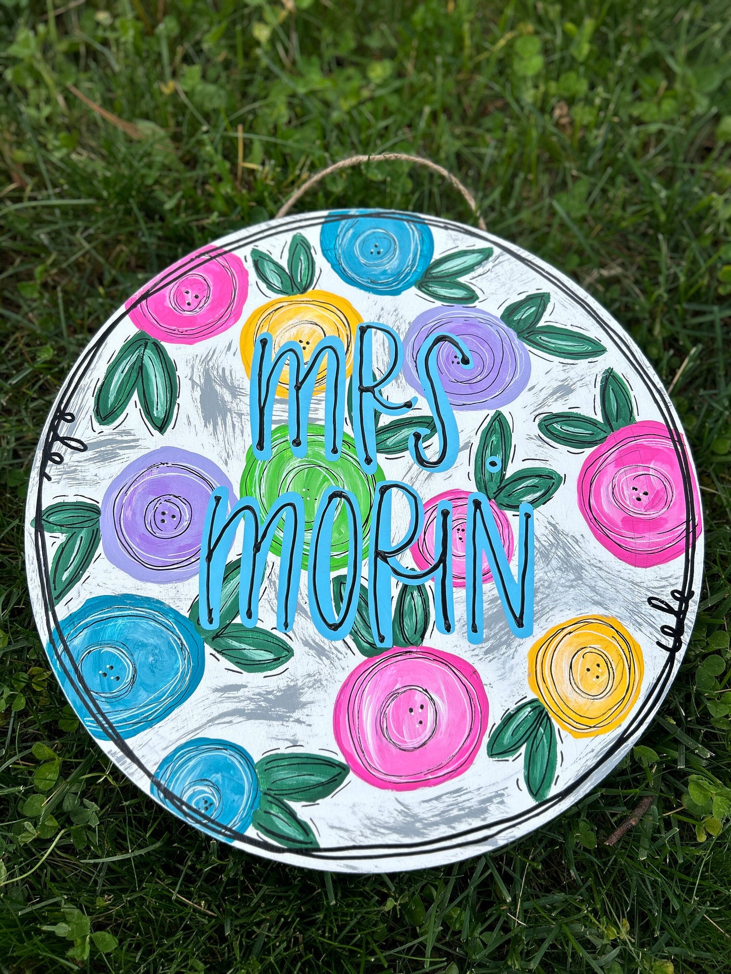 Floral Door Hanger