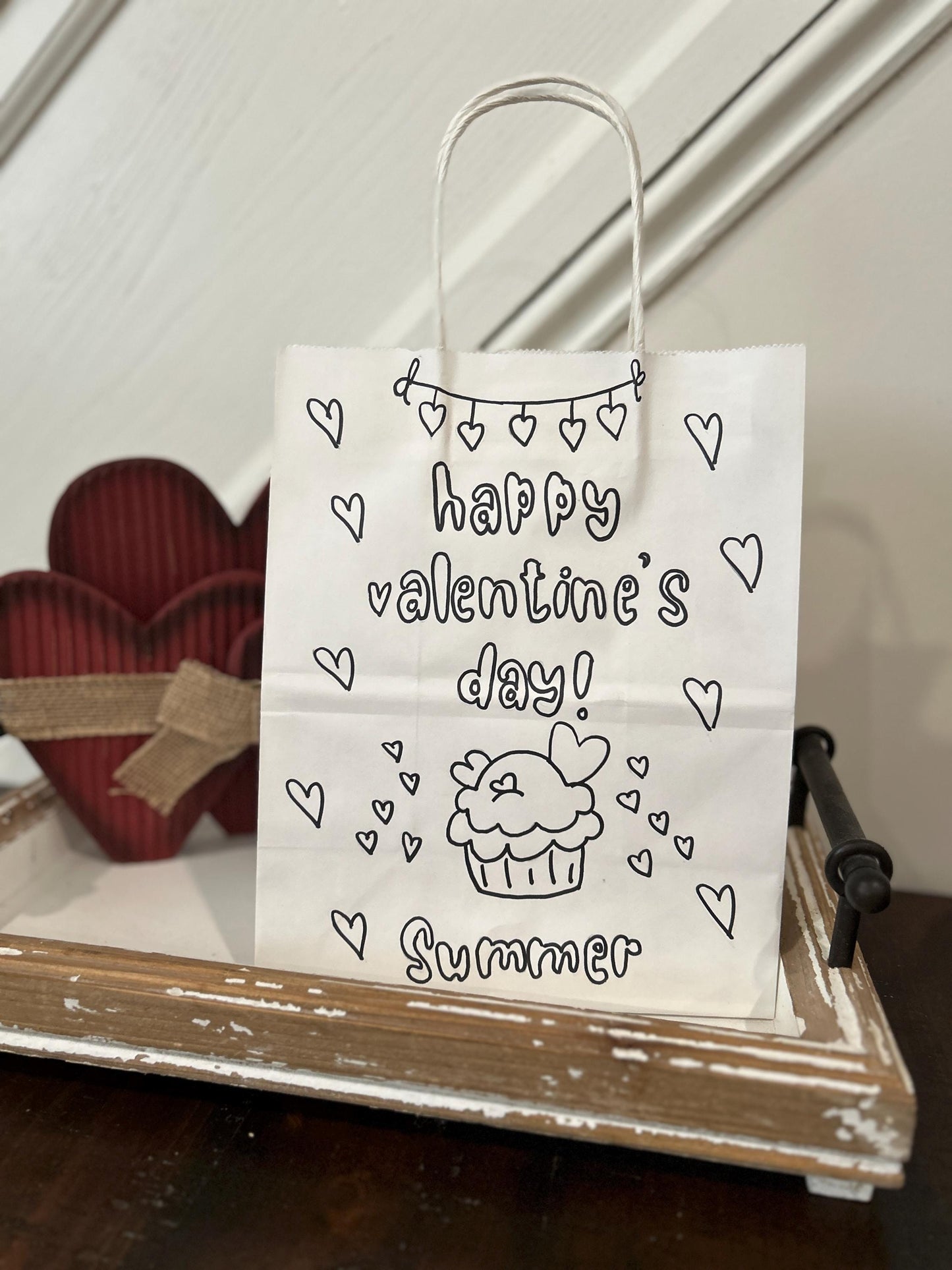 Valentine's Coloring Bags