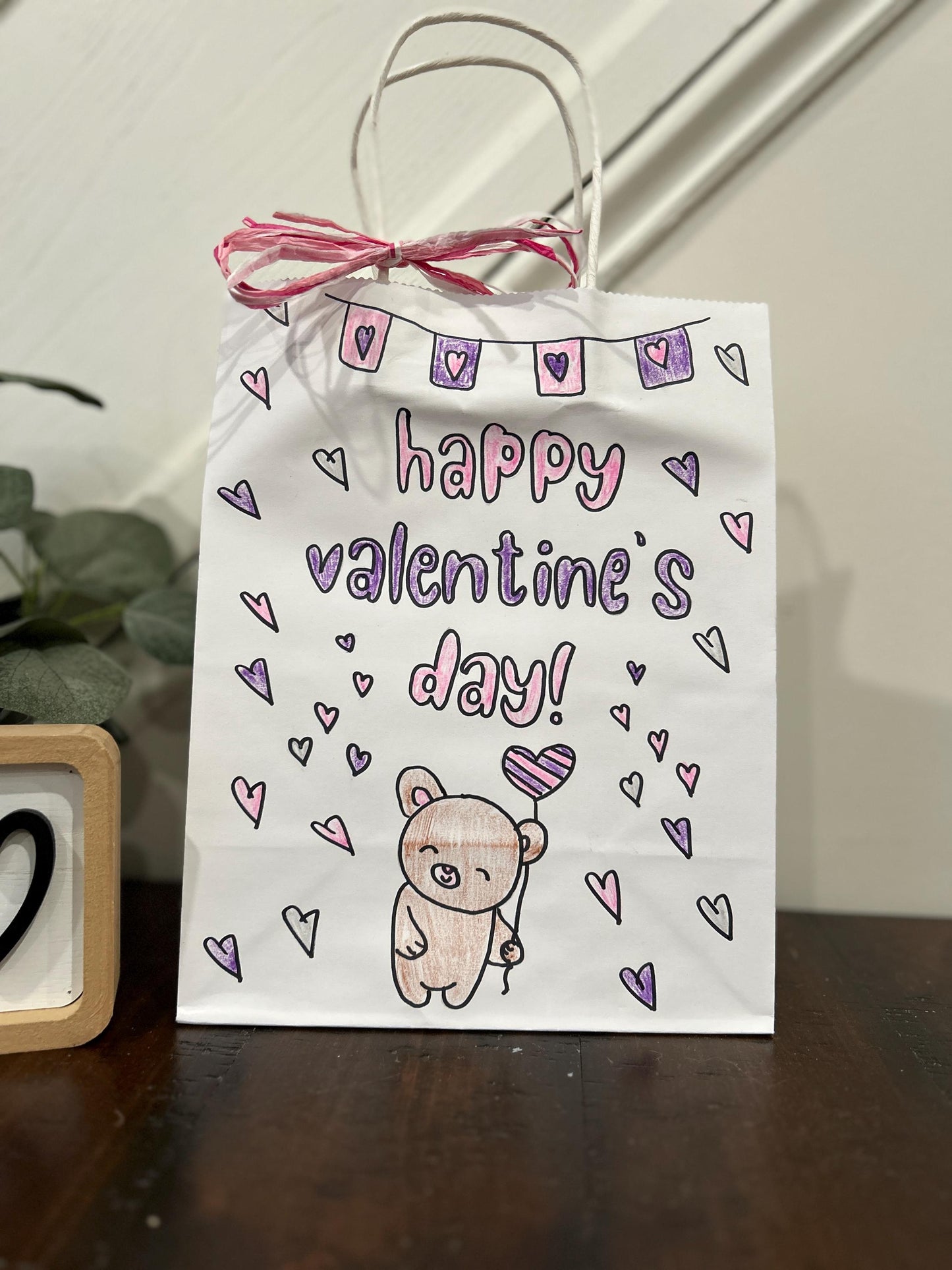 Valentine's Coloring Bags