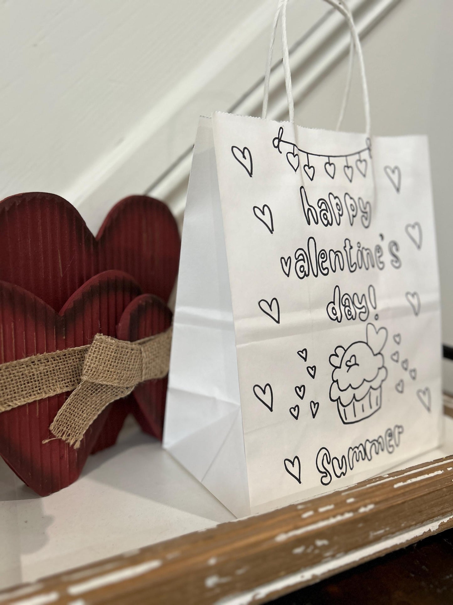 Valentine's Coloring Bags