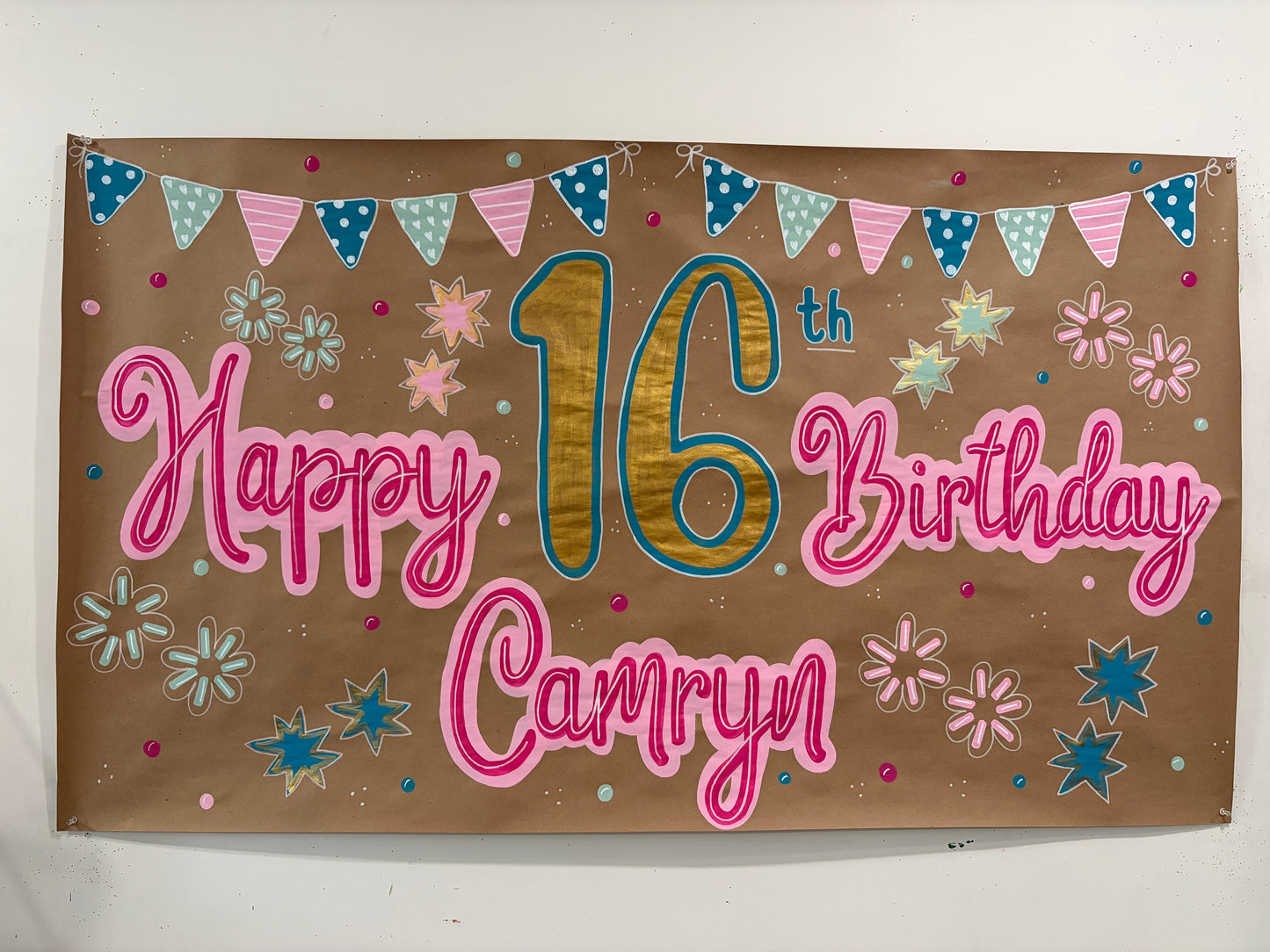 16th Birthday Banner