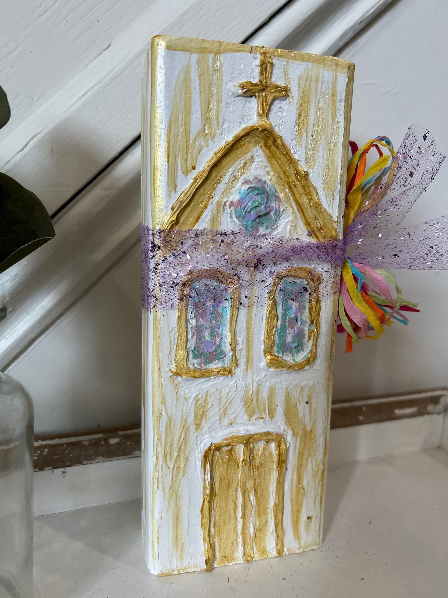 Textured Wooden Easter Blocks