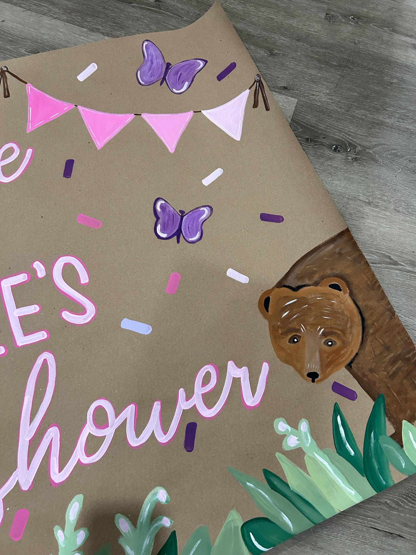 Woodland Animal Themed Banner