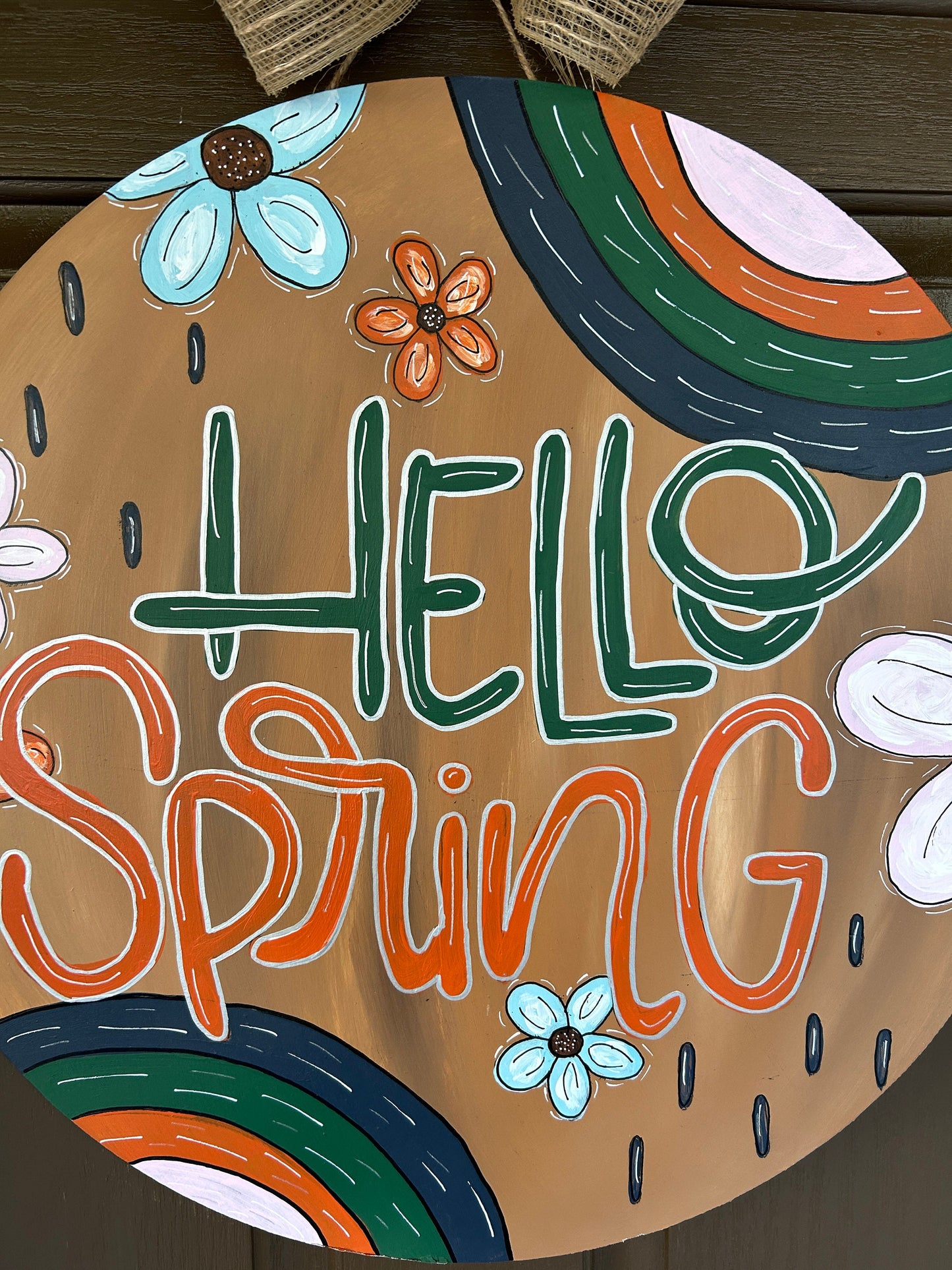 Hello Spring Door Hanger