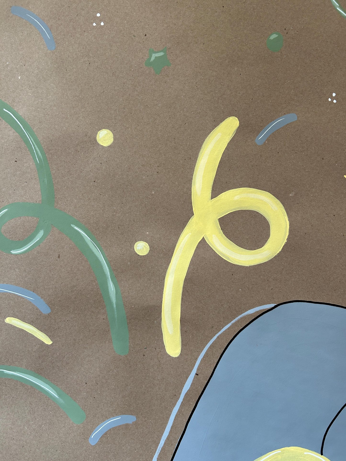 1st Birthday Elephant Banner - Turning the Big One