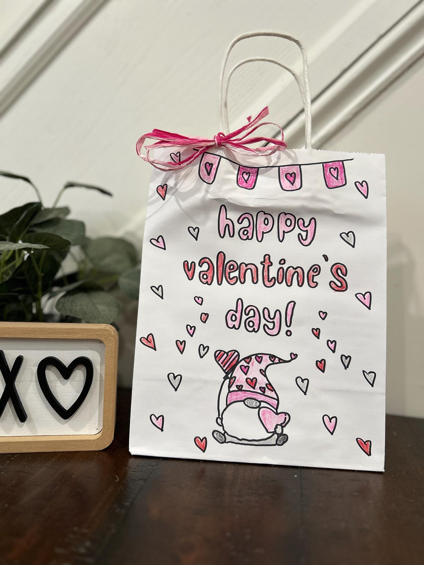 Valentine's Coloring Bags