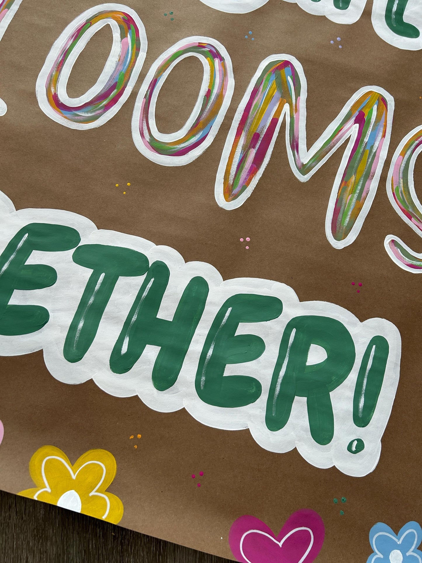 Kindergarten Blooms Together Banner
