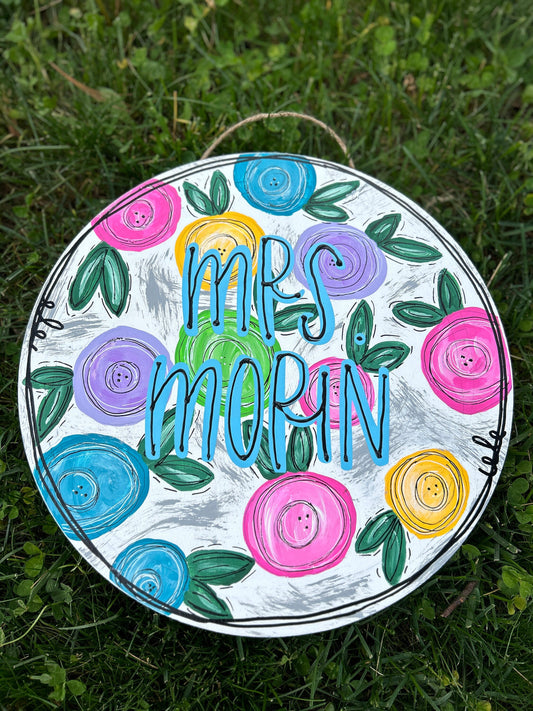 Floral Door Hanger