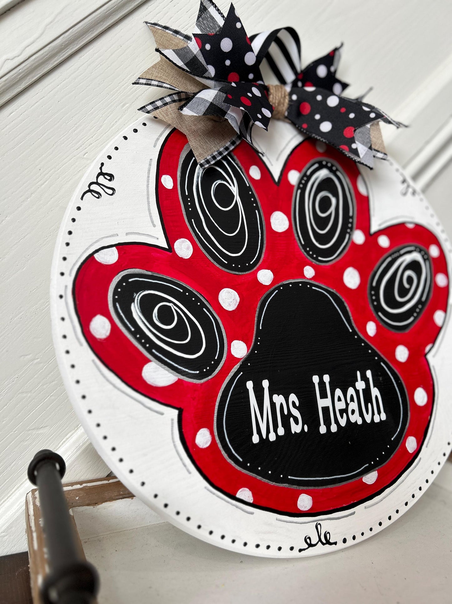 Lions Paw Door Hanger
