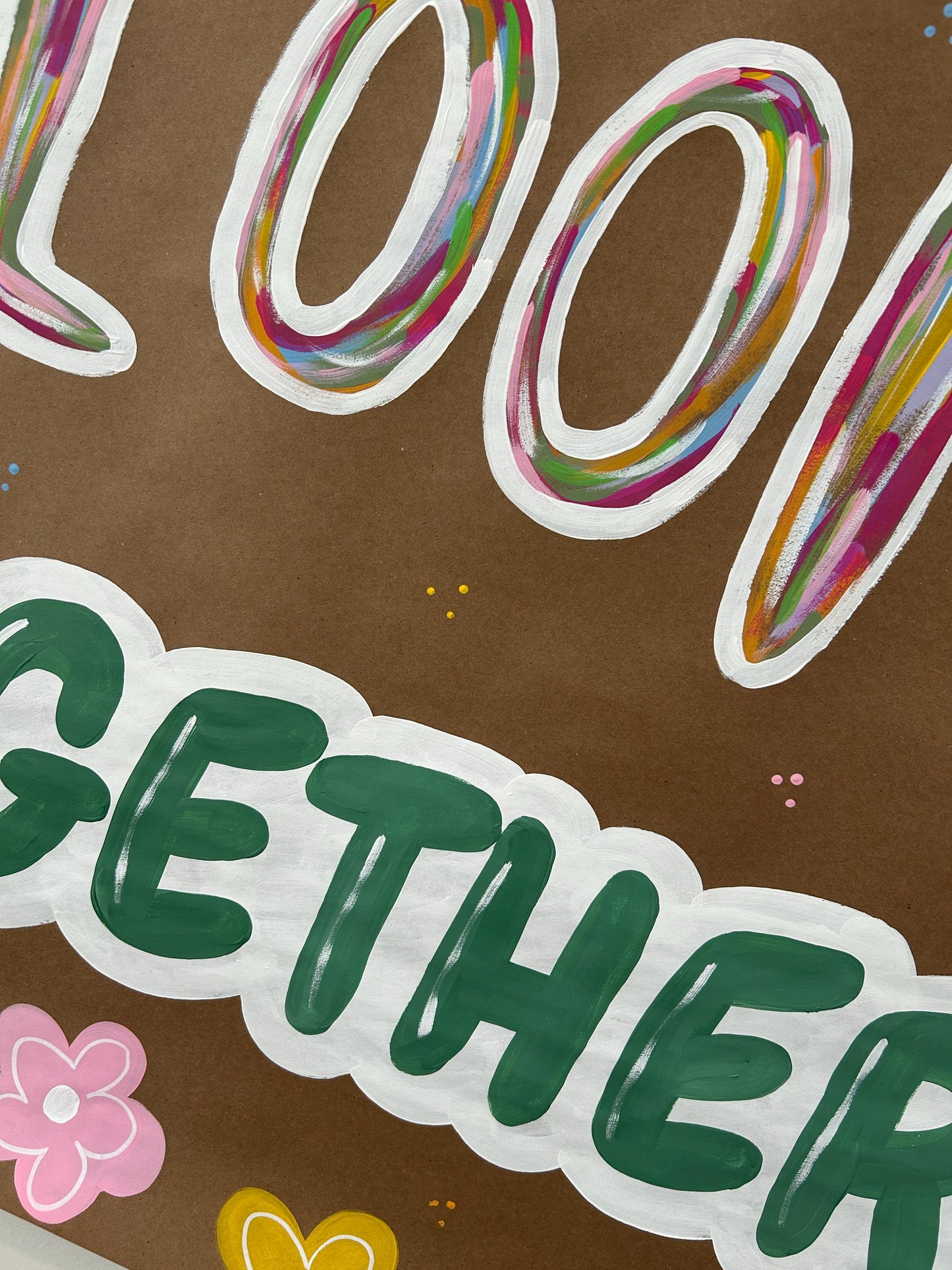 Kindergarten Blooms Together Banner