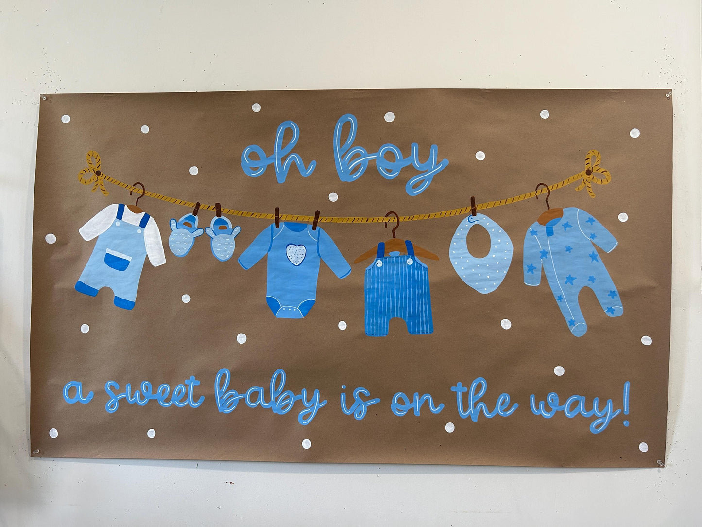 Boy Baby Shower Banner