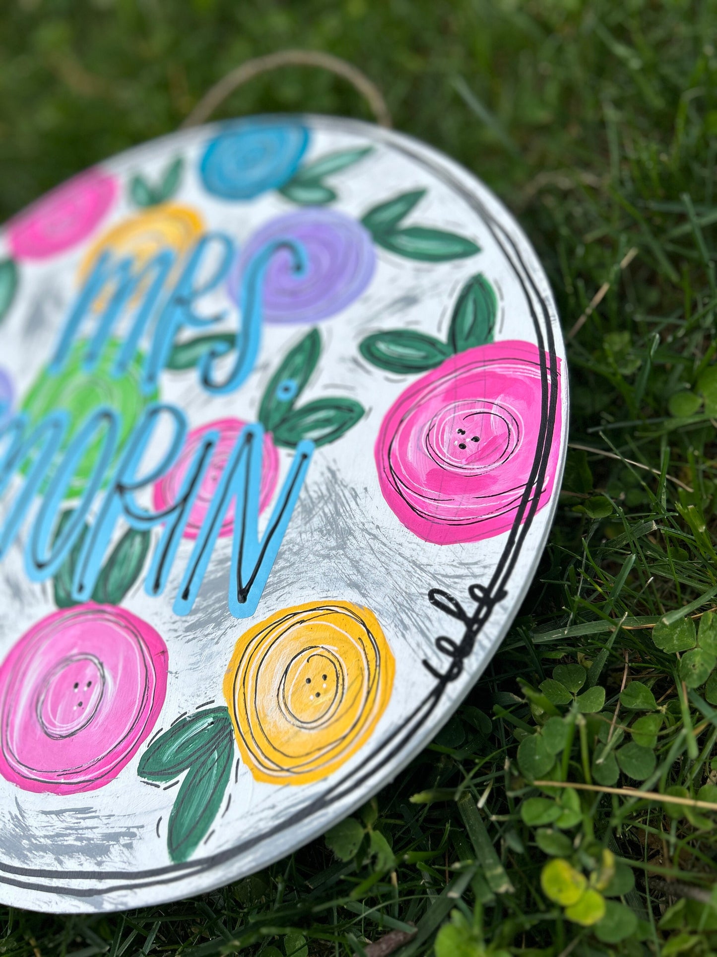 Floral Door Hanger
