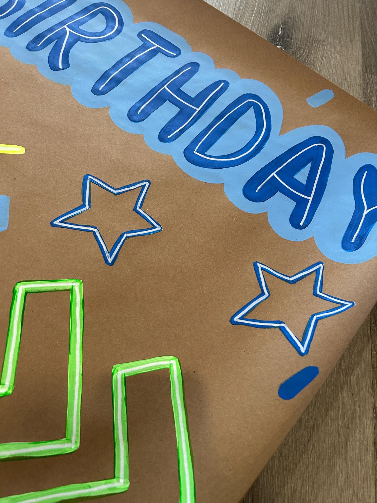 Neon Gamer Birthday Banner