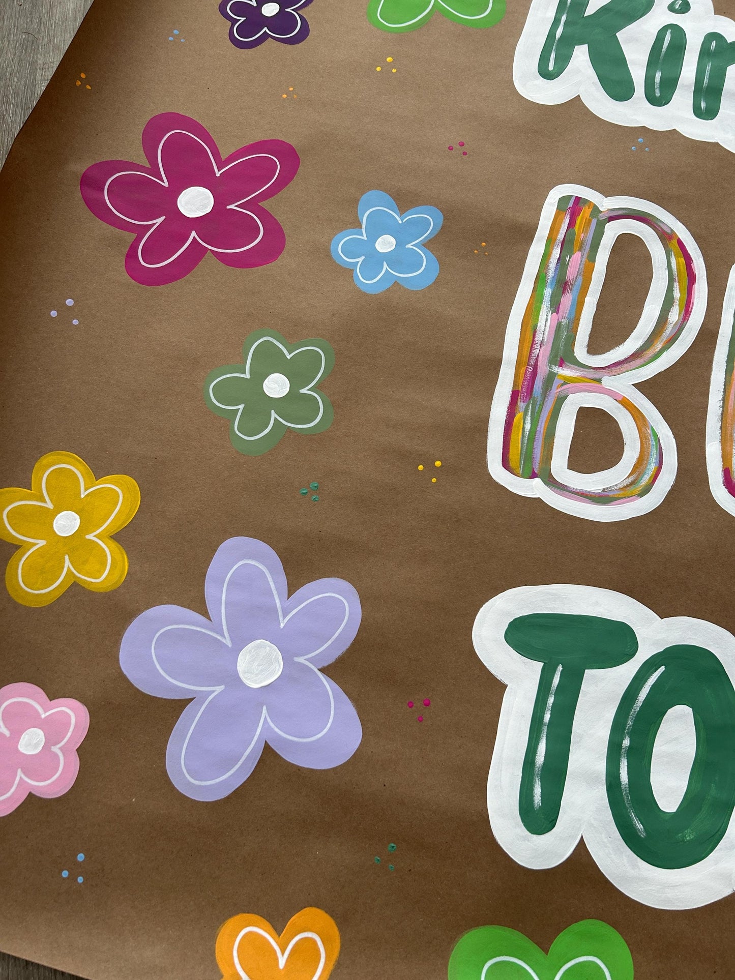 Kindergarten Blooms Together Banner