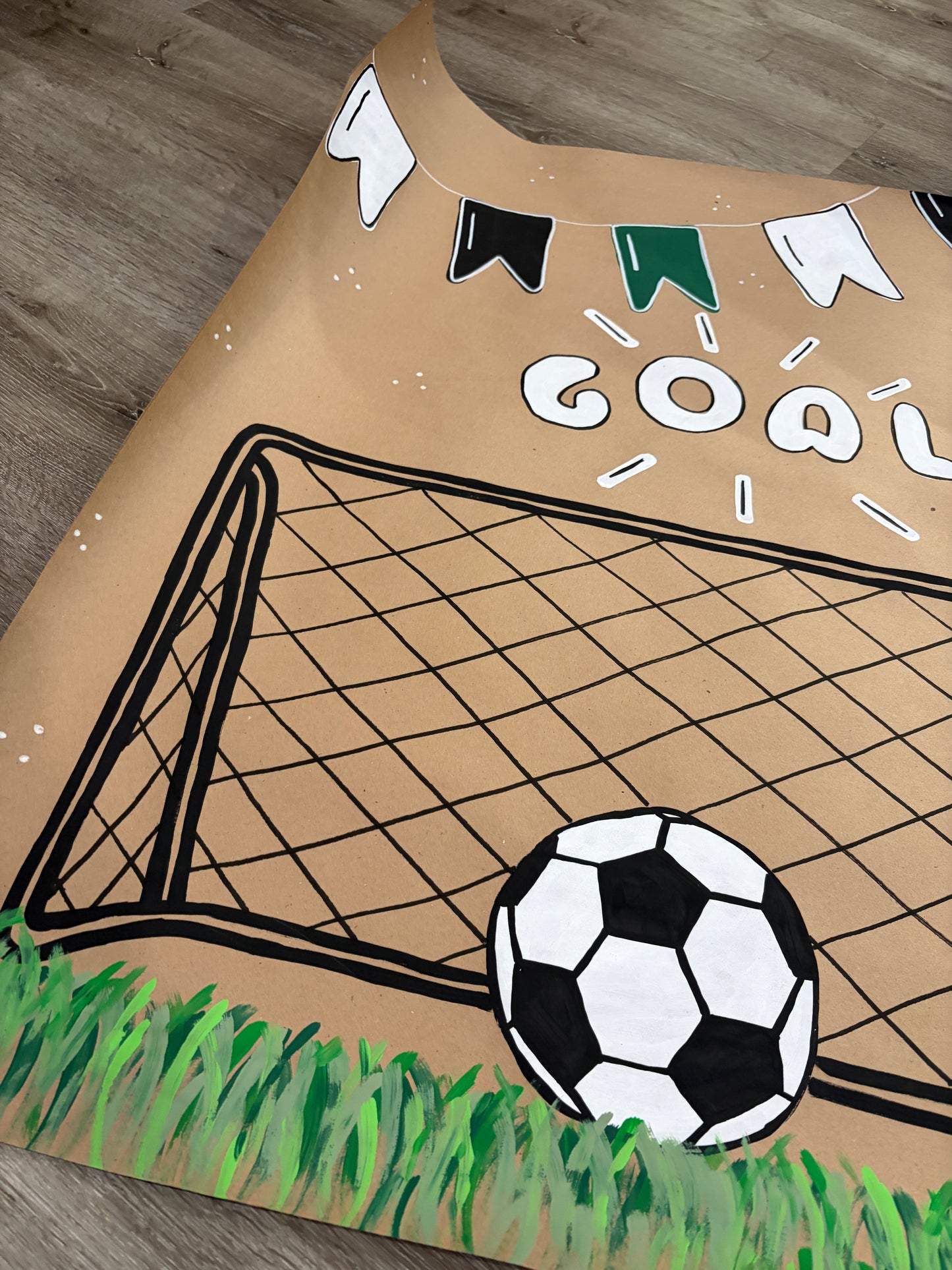 Kids Soccer Birthday Banner