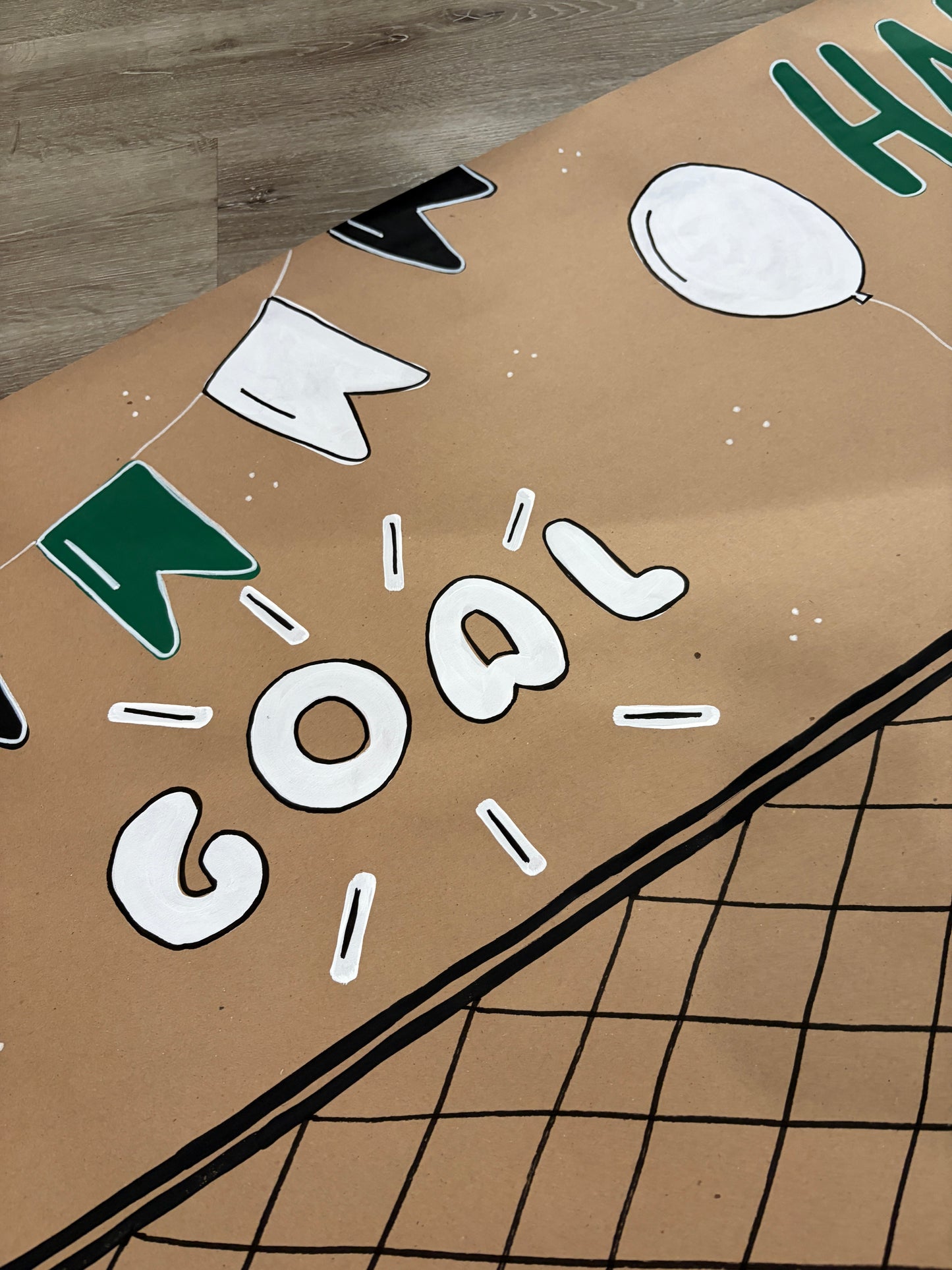 Kids Soccer Birthday Banner