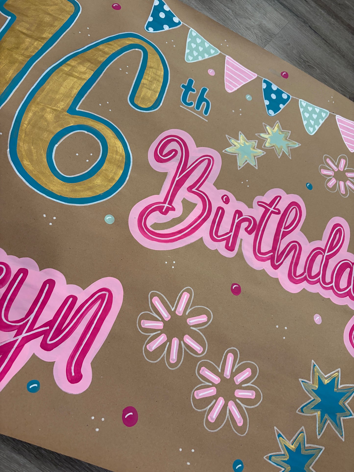 16th Birthday Banner