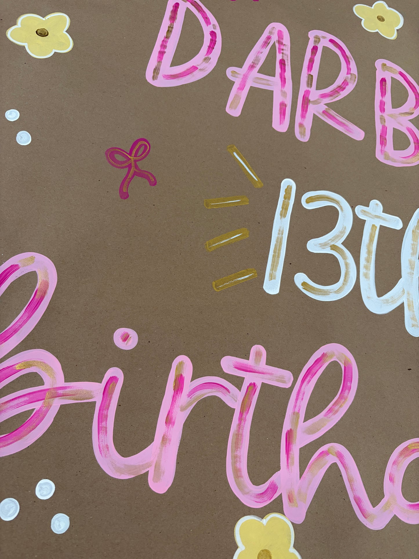 13th Birthday Girl Banner