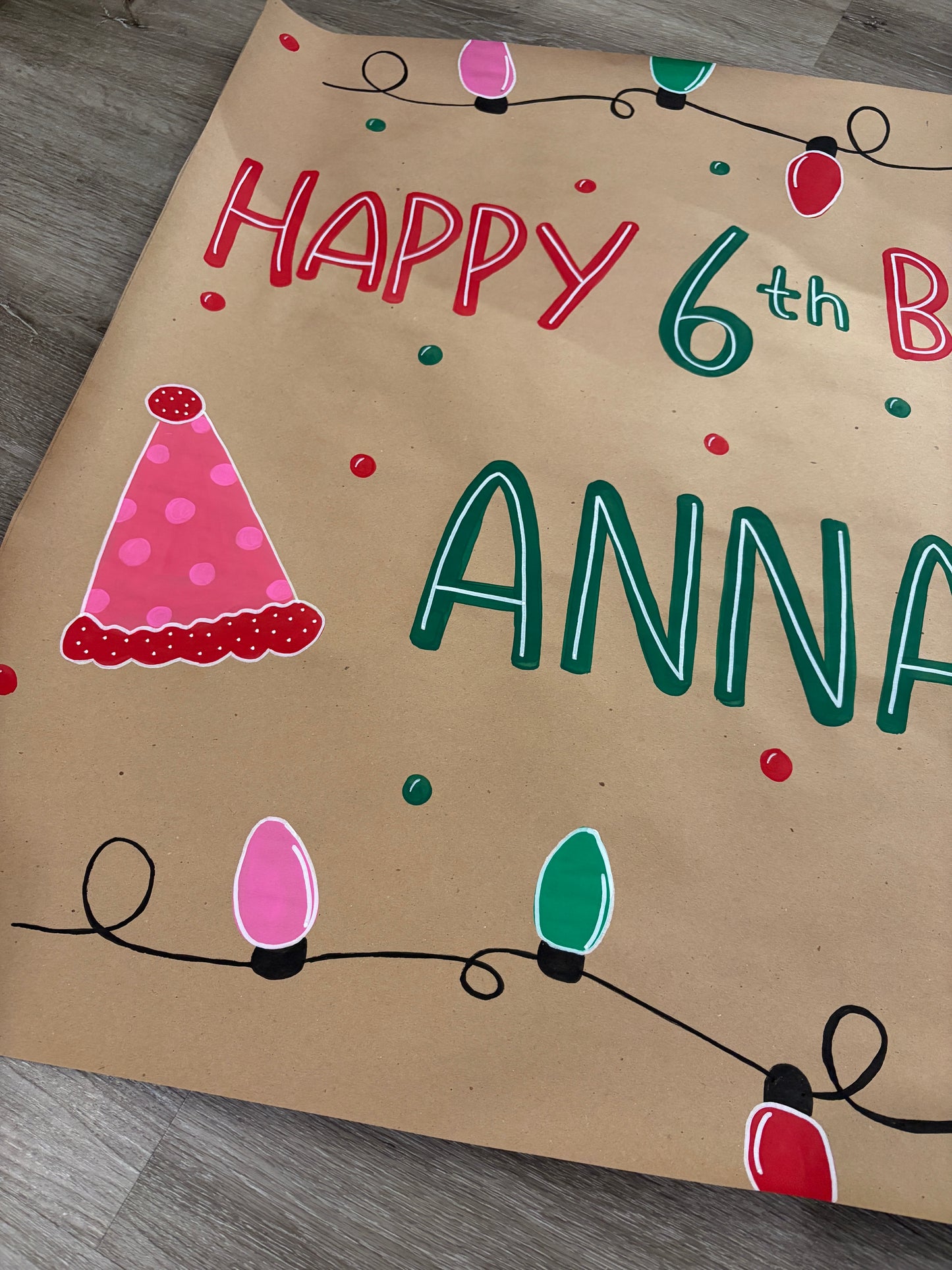 Happy Birthday Cake Banner
