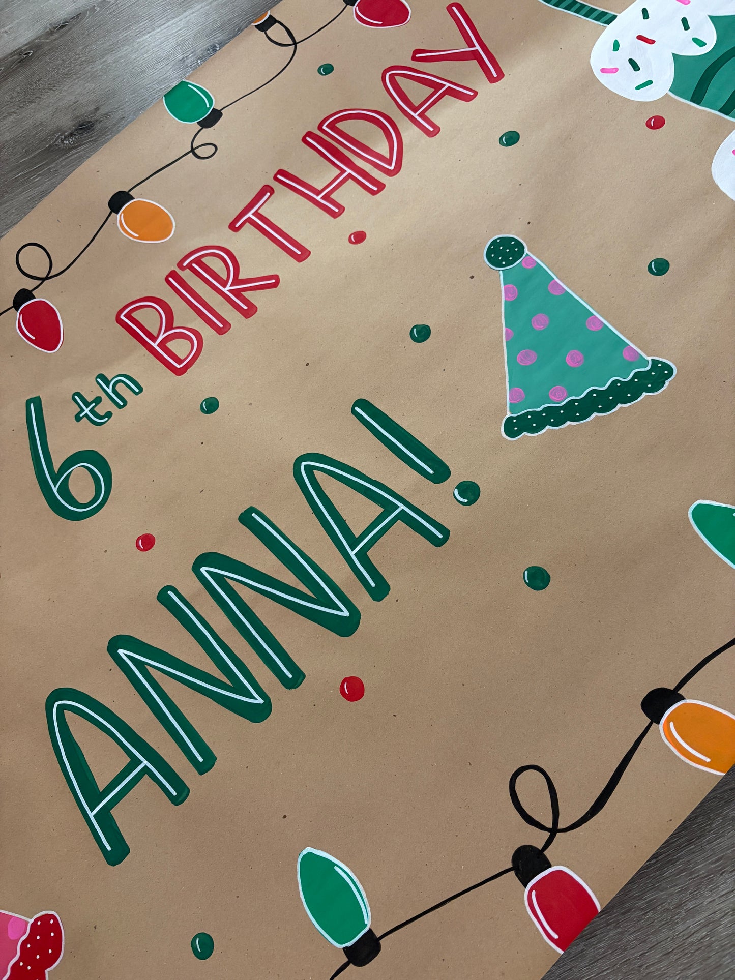 Happy Birthday Cake Banner