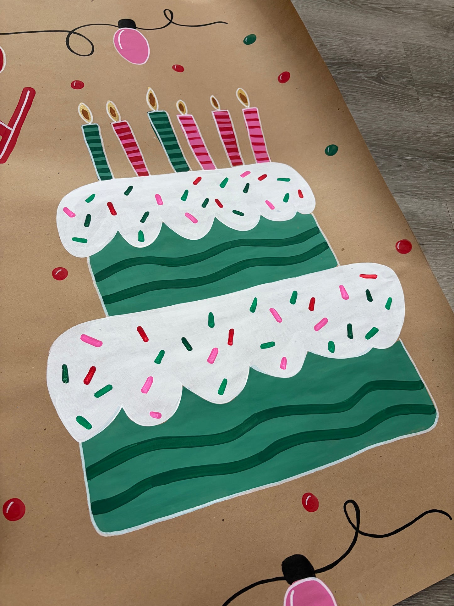 Happy Birthday Cake Banner