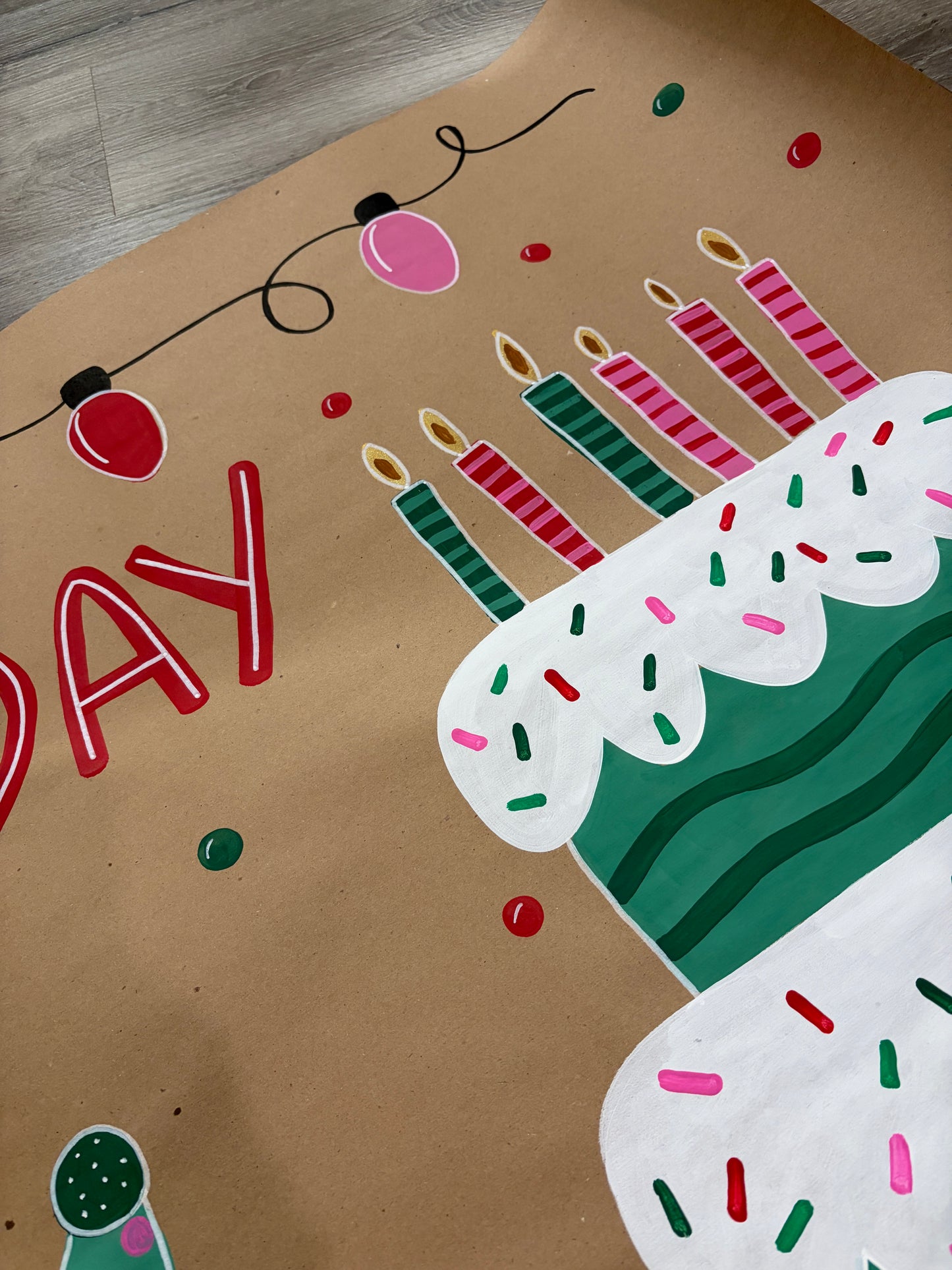 Happy Birthday Cake Banner