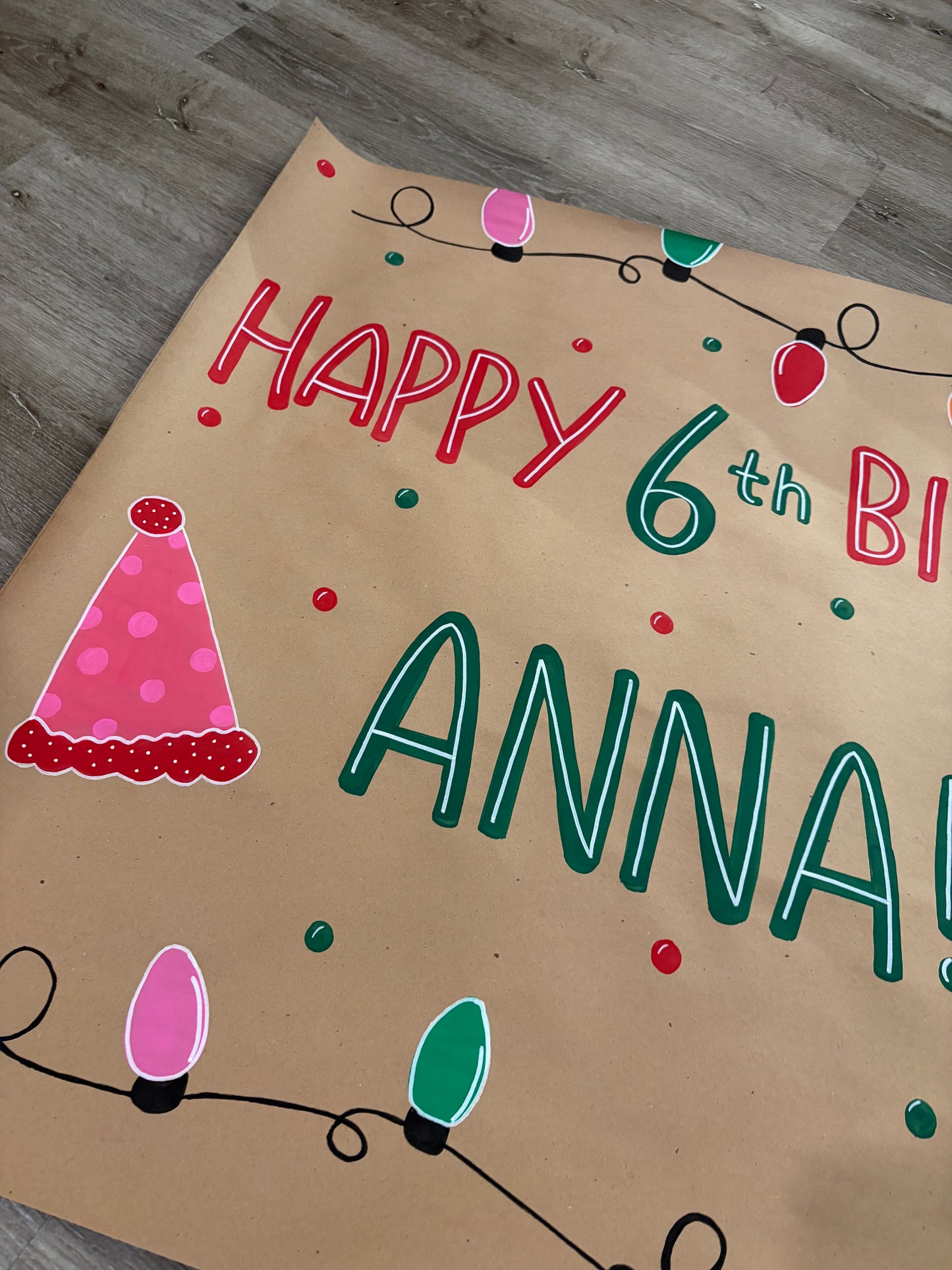 Happy Birthday Cake Banner