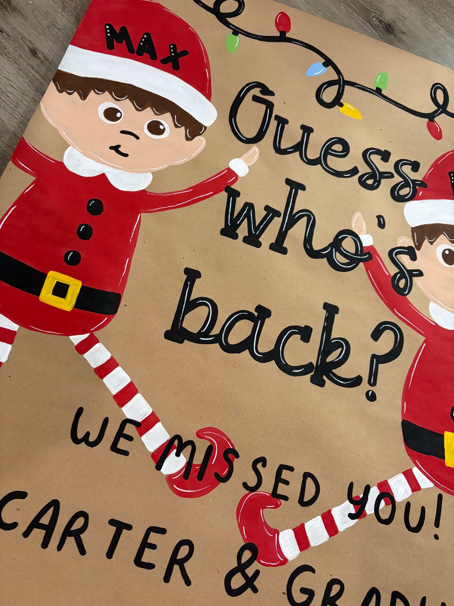 Elf(s) Boy/Girl Mini Banner
