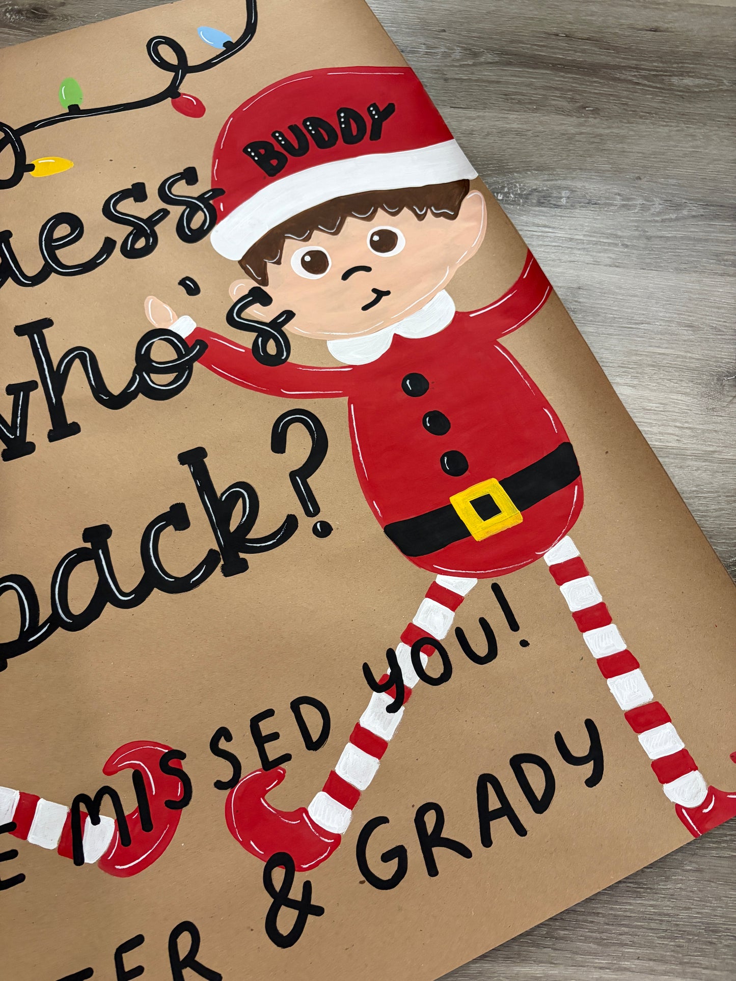 Elf(s) Boy/Girl Mini Banner