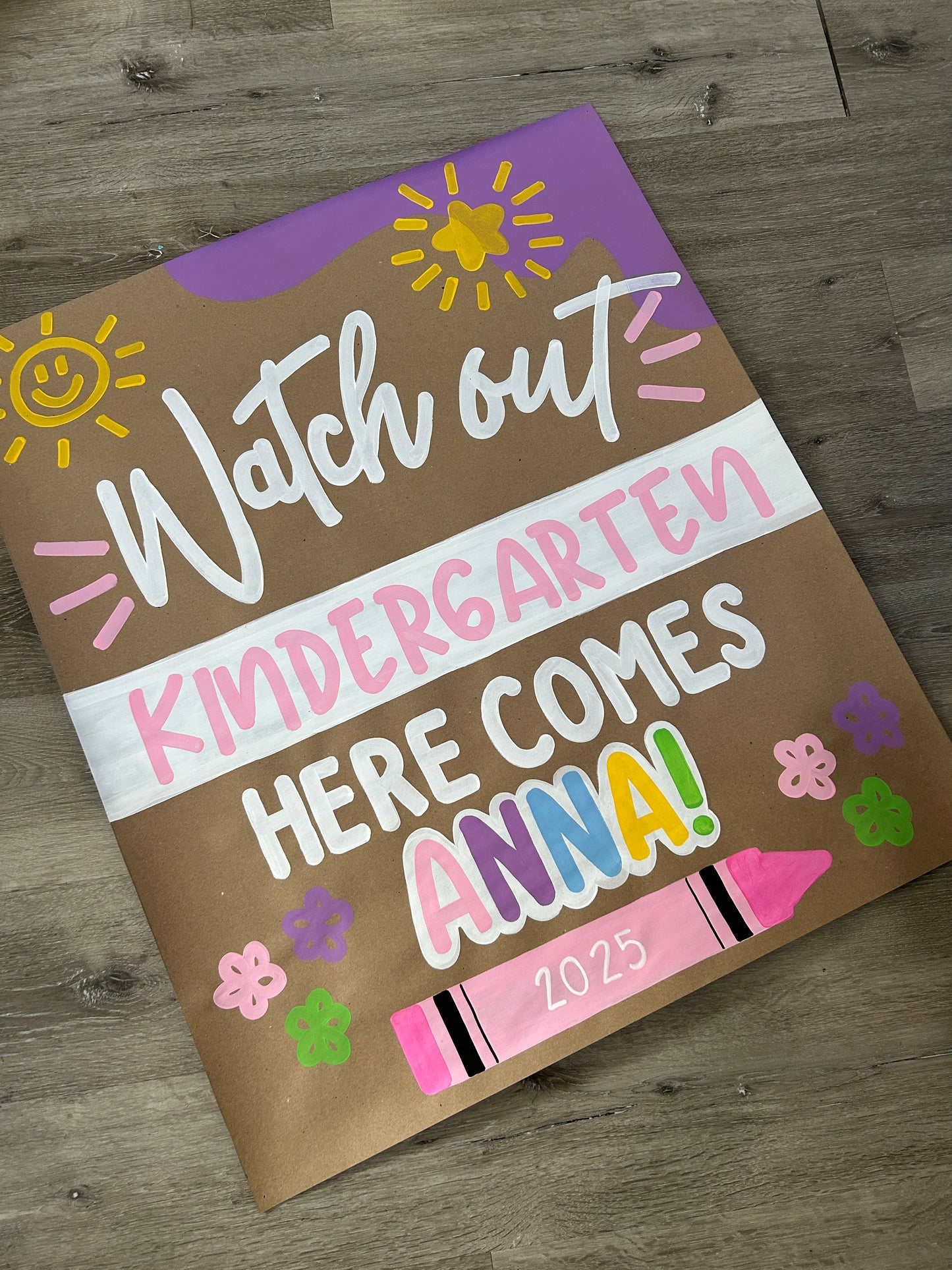 Back to School Mini Banner - Girl
