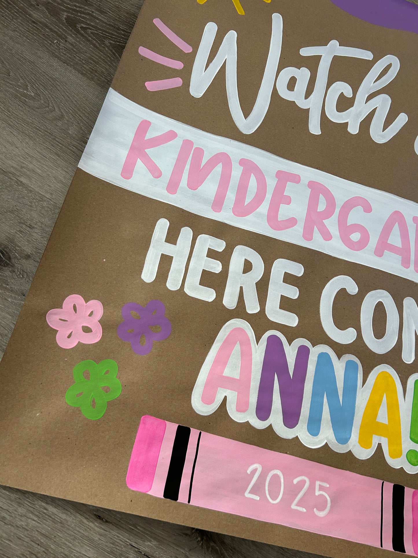 Back to School Mini Banner - Girl