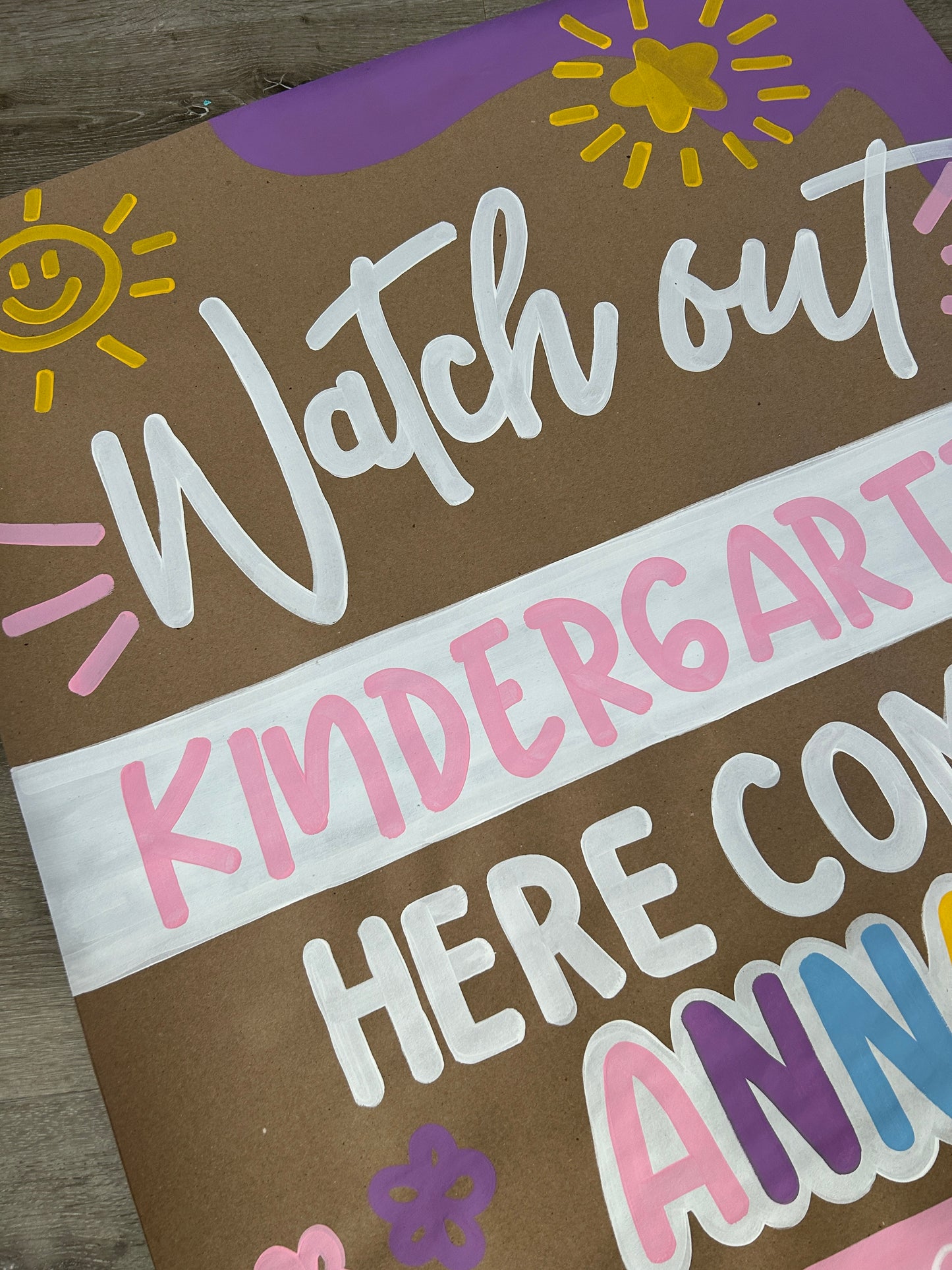 Back to School Mini Banner - Girl