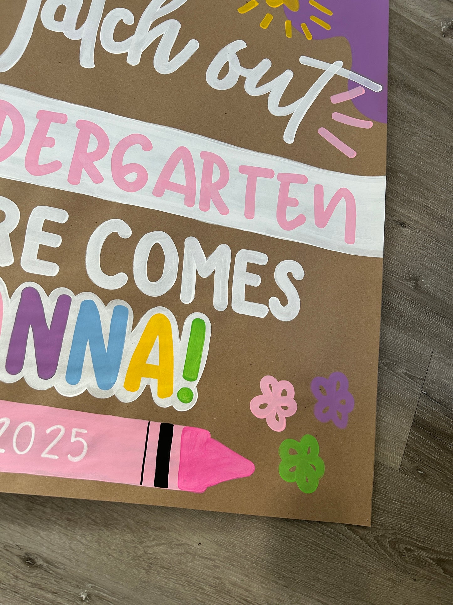 Back to School Mini Banner - Girl