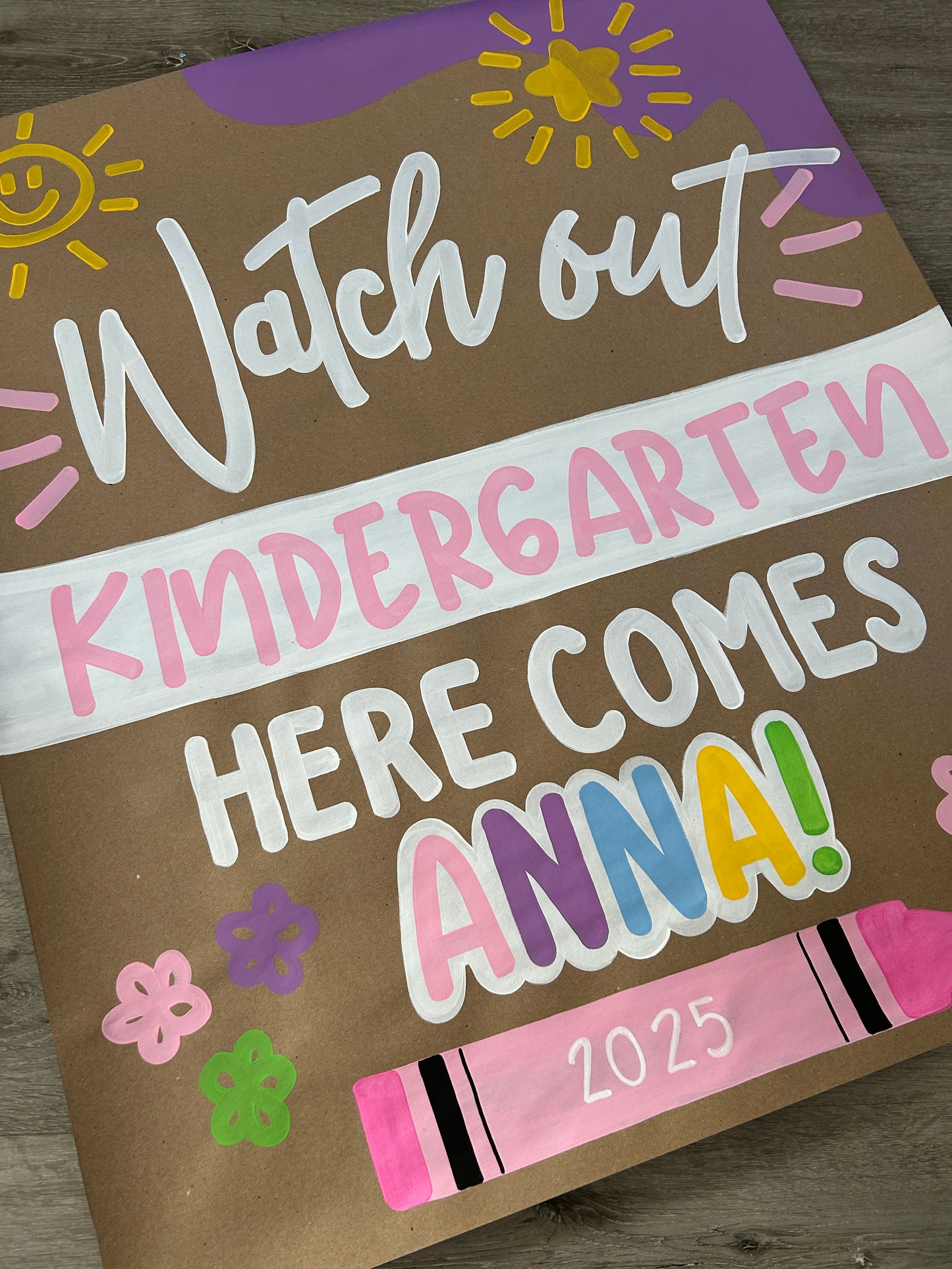 Back to School Mini Banner - Girl