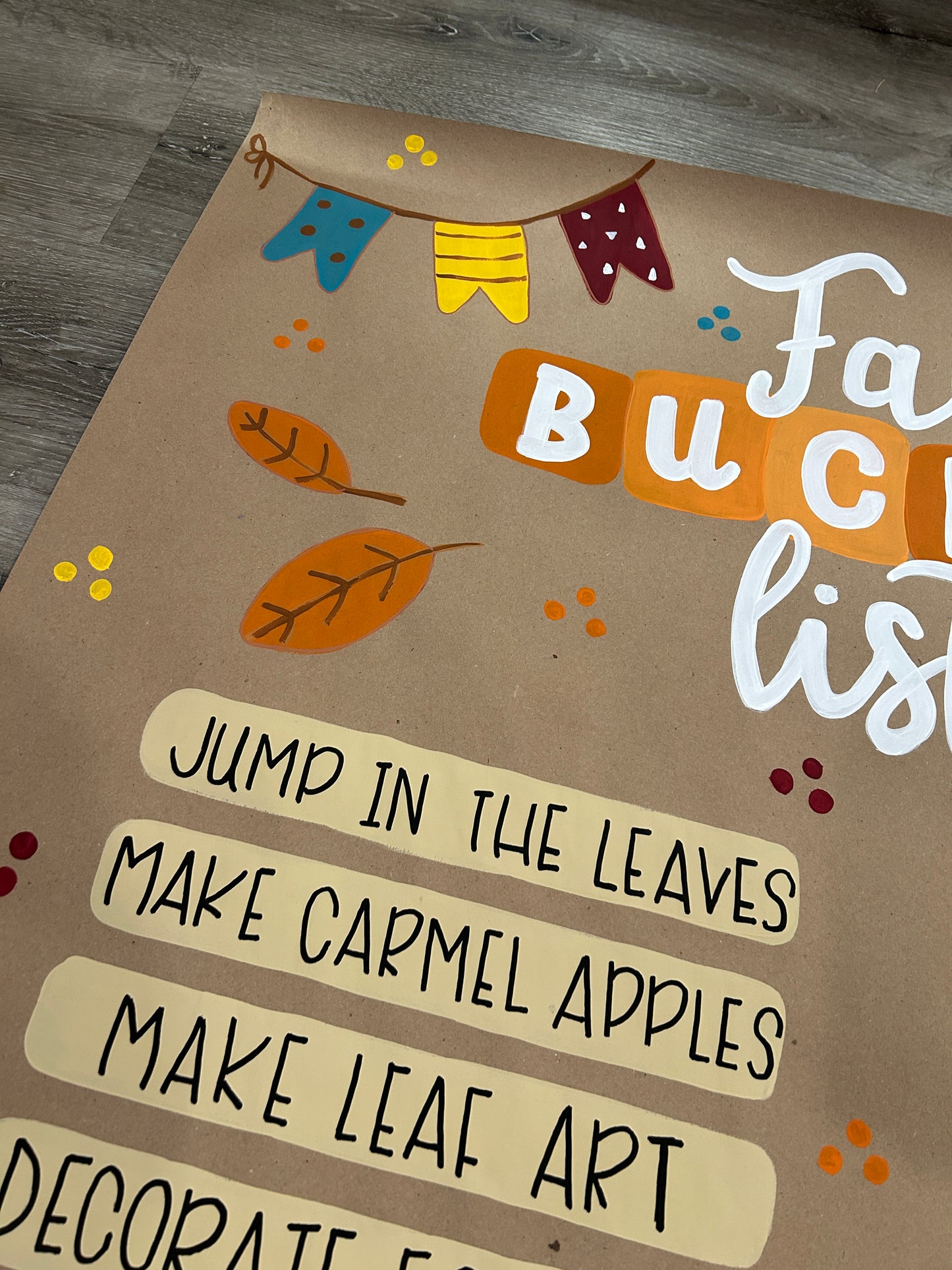 Fall Bucket List Mini Banner