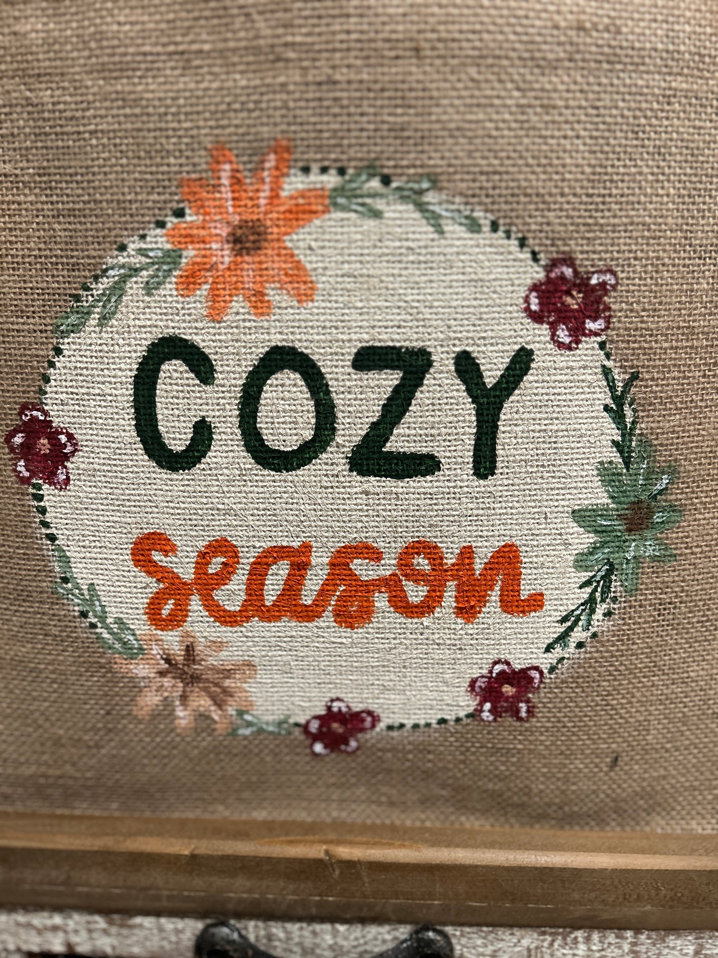"Cozy Season" Canvas Tote Bag