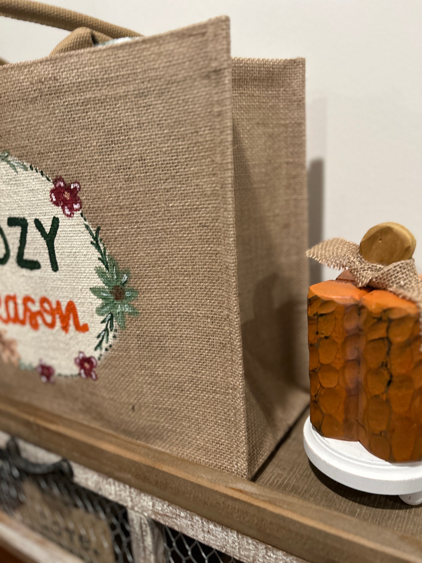 "Cozy Season" Canvas Tote Bag