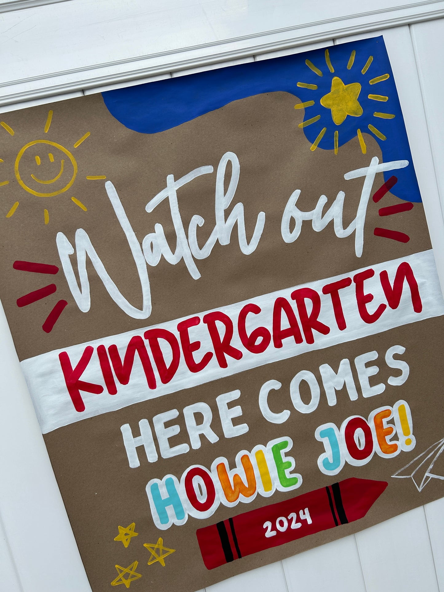 Back to School Mini Banner - Boy
