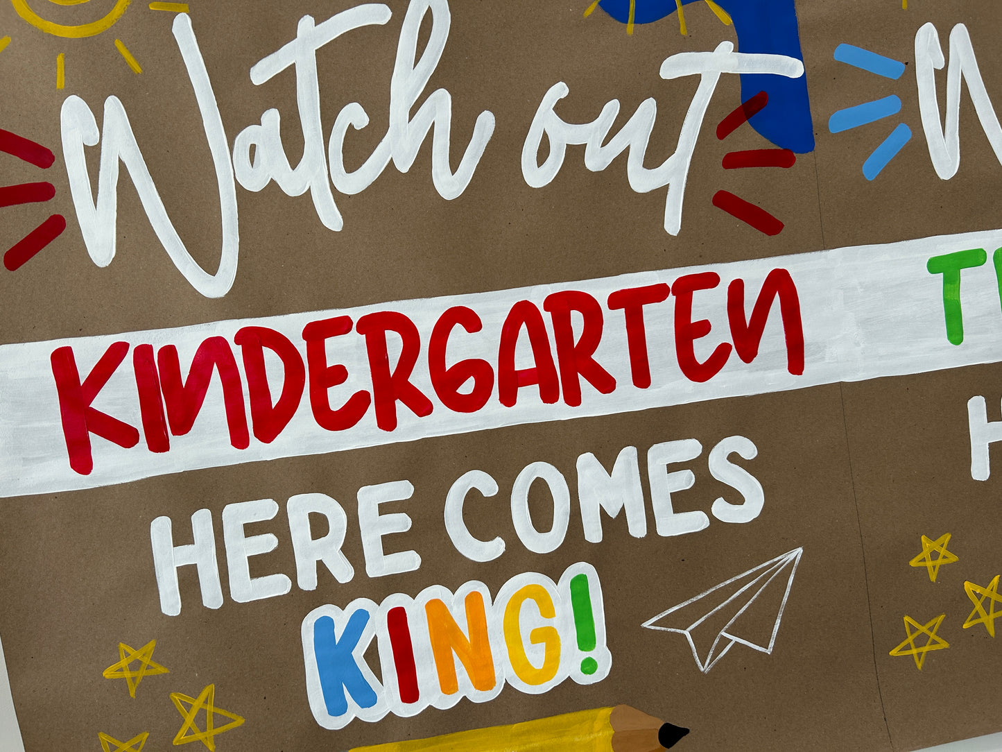 Back to School Mini Banner - Boy