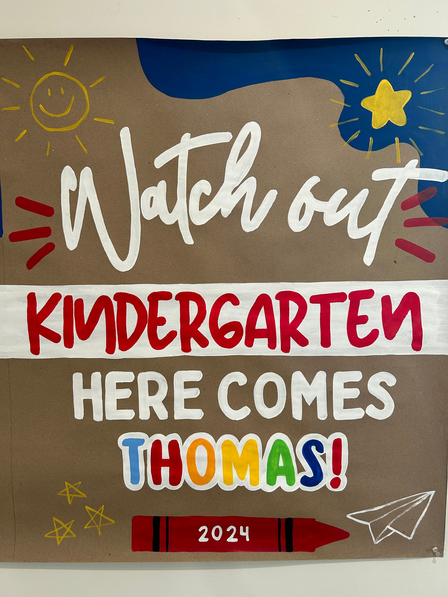 Back to School Mini Banner - Boy