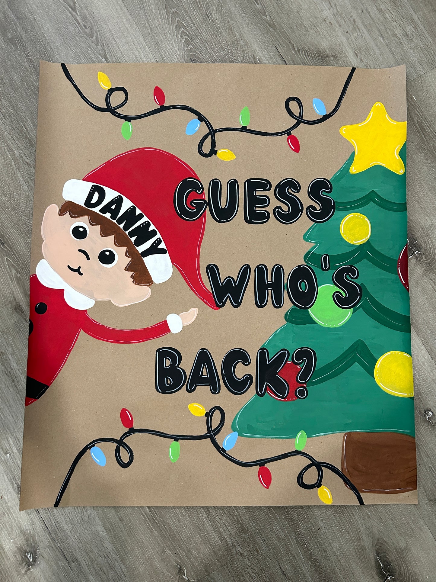 Boy or Girl Elf Mini Banner