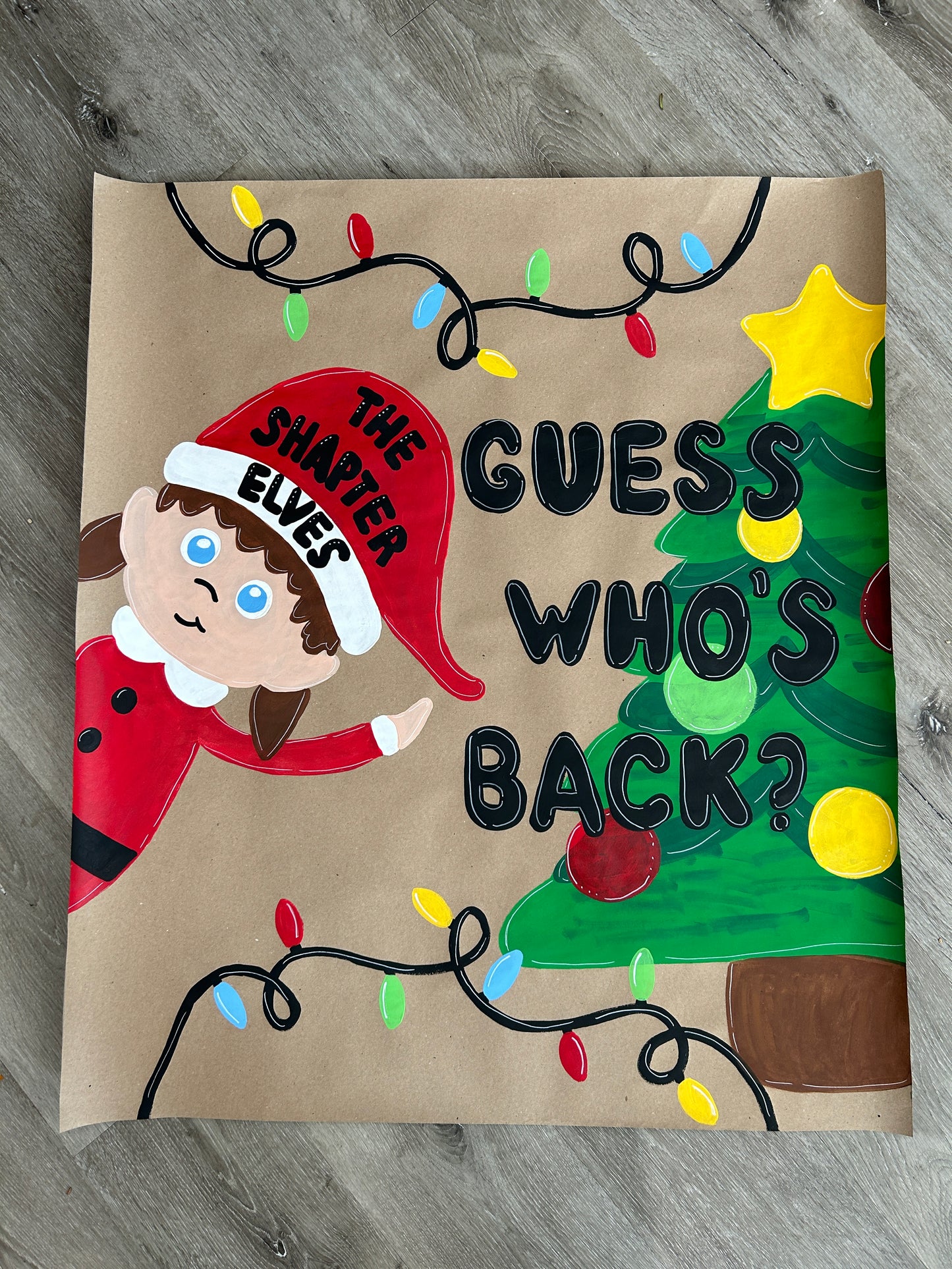 Boy or Girl Elf Mini Banner