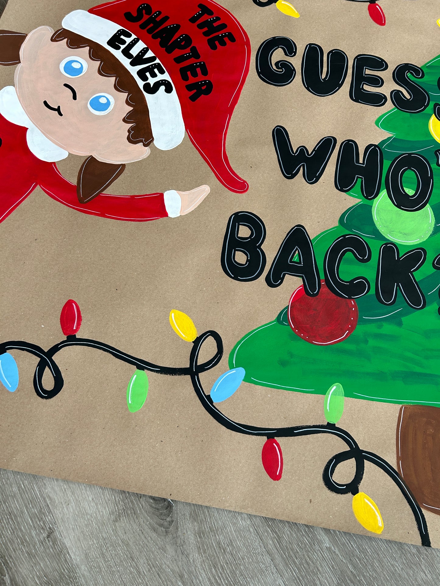 Boy or Girl Elf Mini Banner