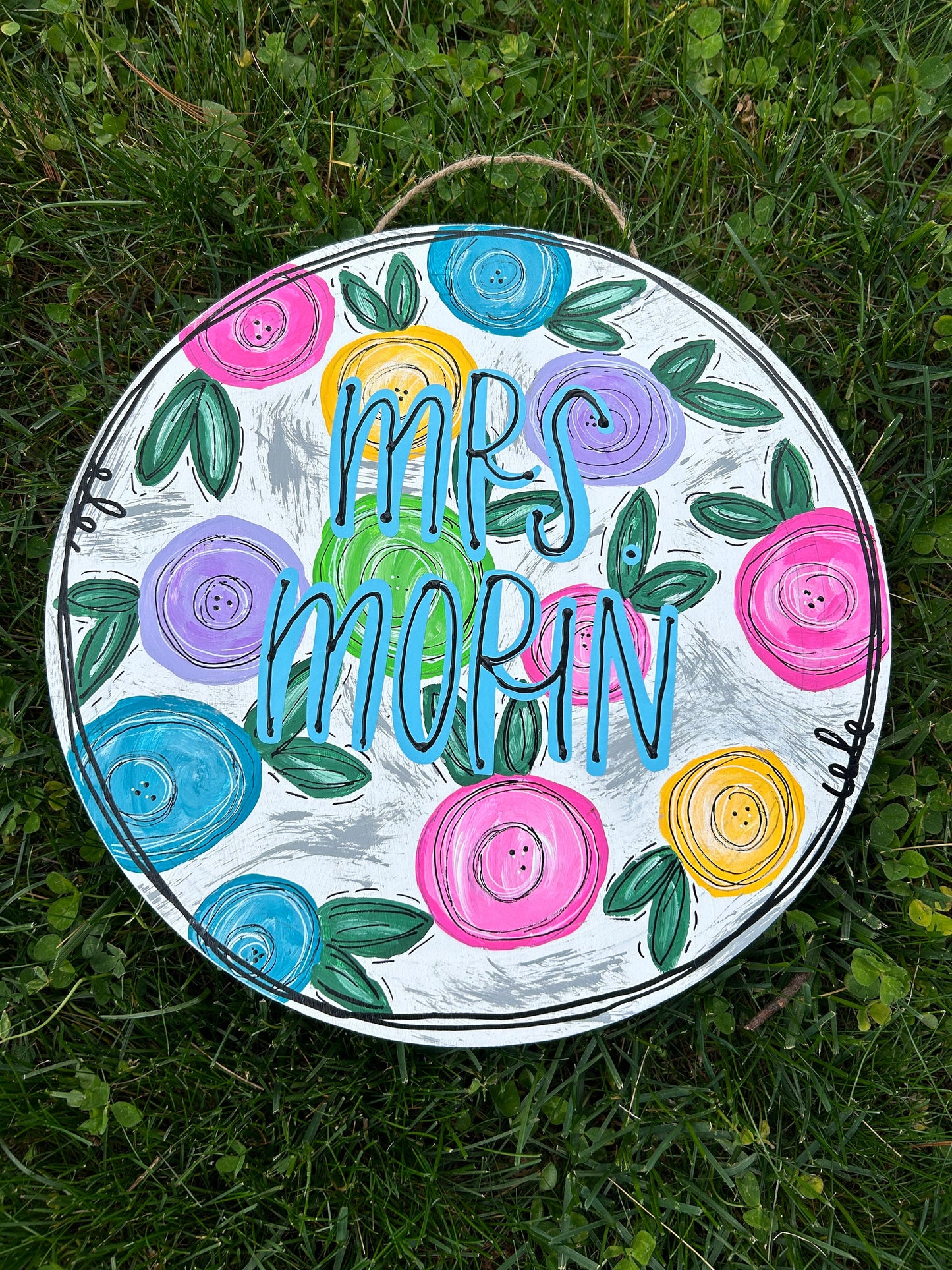 Floral Door Hanger