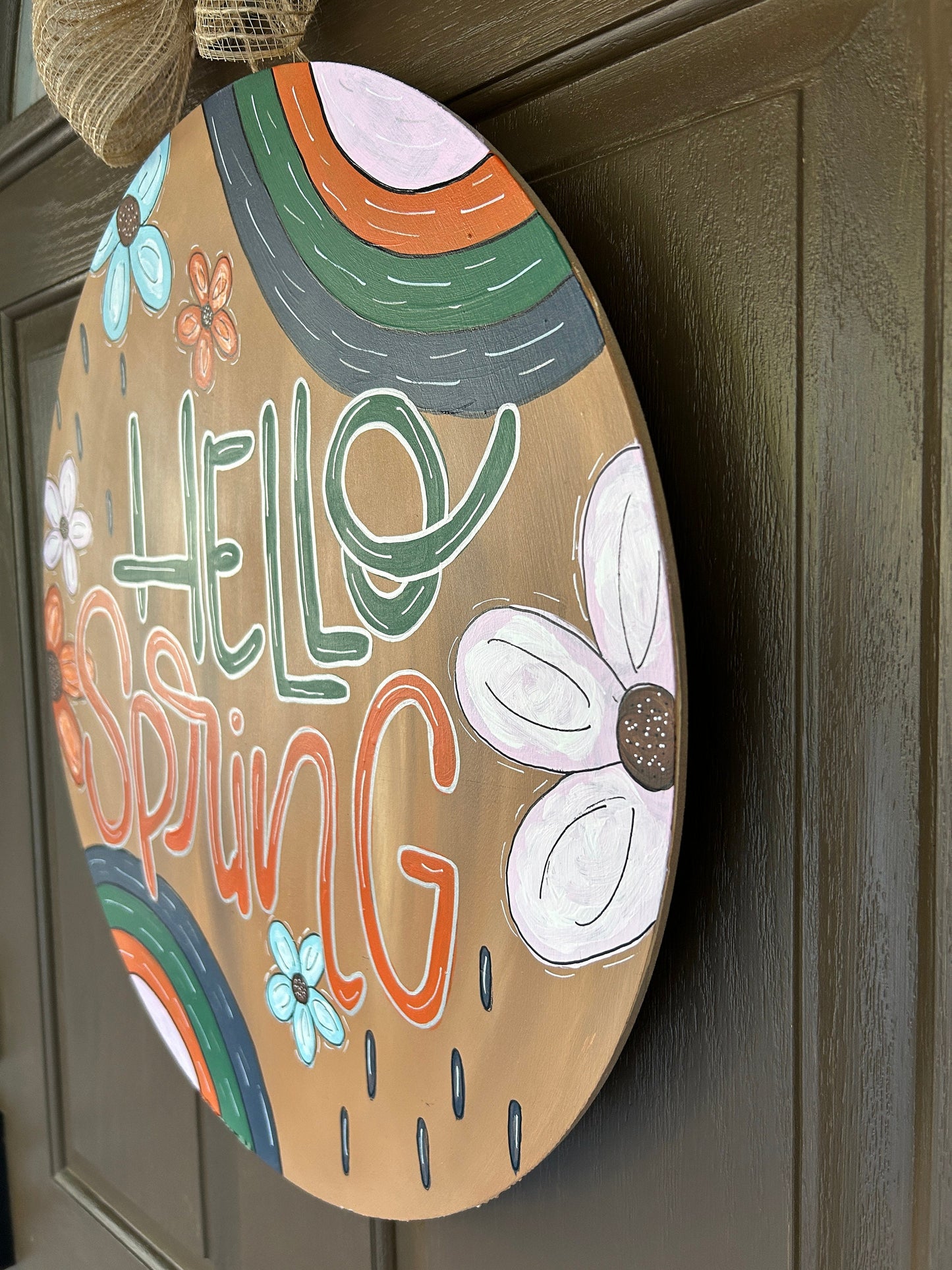Hello Spring Door Hanger