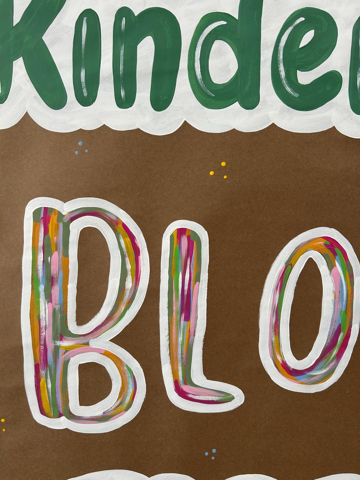 Kindergarten Blooms Together Banner