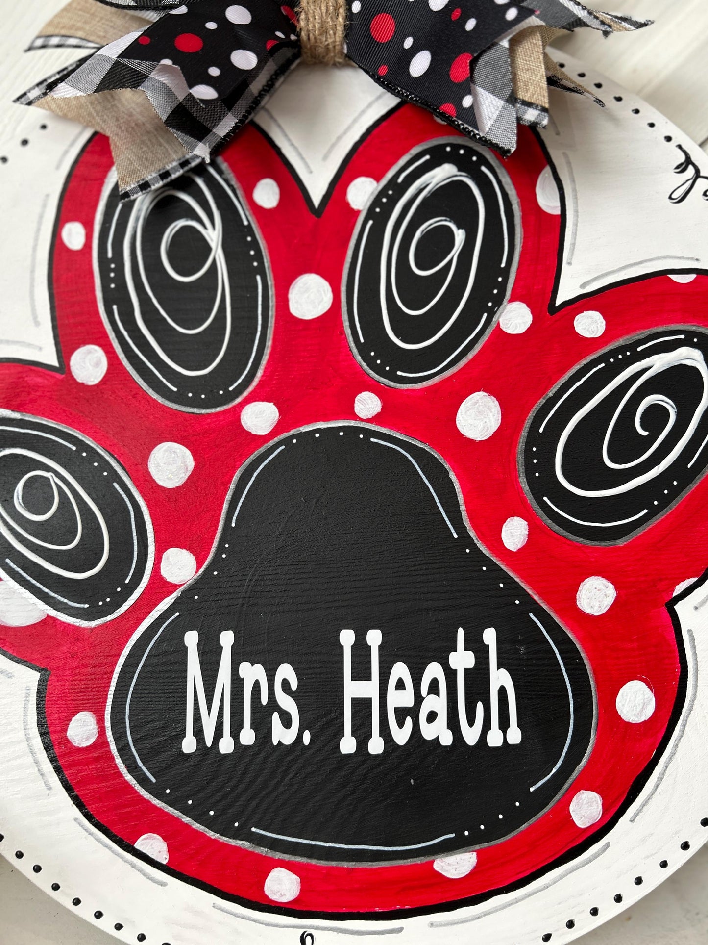 Lions Paw Door Hanger